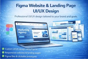 Figma Website & Landing Page UI/UX Design